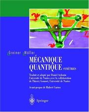Cover of: Mécanique quantique. Symétries