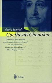 Cover of: Goethe als Chemiker