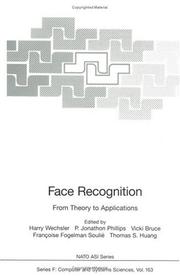 Cover of: Face recognition: from theory to applications