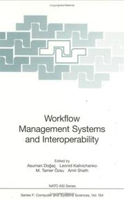 Cover of: Workflow management systems and interoperability