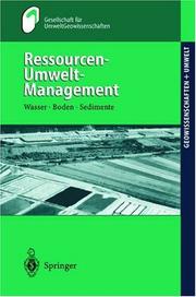 Cover of: Ressourcen-Umwelt-Management: Wasser, Boden, Sedimente