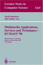 Cover of: Multimedia Applications, Services and Techniques - ECMAST'98 by 