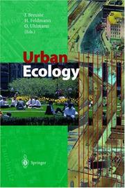 Cover of: Urban ecology