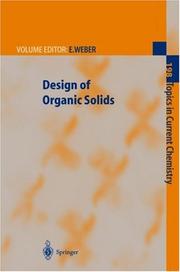 Design of organic solids by E. Weber