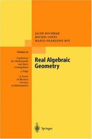 Cover of: Real algebraic geometry by J. Bochnak