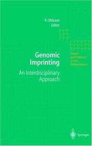 Cover of: Genomic imprinting by Rolf Ohlsson, ed.