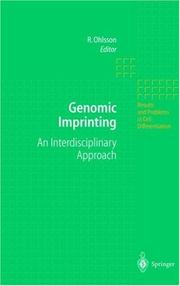 Cover of: Genomic Imprinting: An Interdisciplinary Approach (Results and Problems in Cell Differentiation)