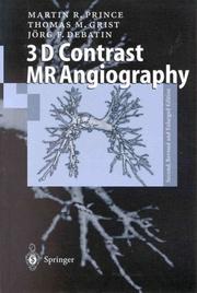 Cover of: 3D contrast MR angiography