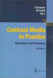 Cover of: Contrast Media in Practice by Peter Dawson