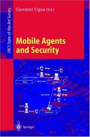 Cover of: Mobile agents and security by Giovanni Vigna, ed.