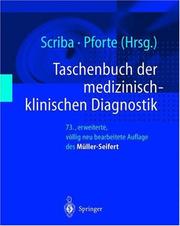 Cover of: Taschenbuch der medizinisch-klinischen Diagnostik