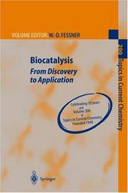 Cover of: Biocatalysis-From Discovery to Application | W. D. Fessner