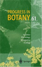 Cover of: Progress in Botany / Volume 61 (Progress in Botany)
