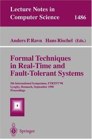 Cover of: Formal techniques in real-time and fault-tolerant systems by FTRTFT '98 (1998 Lyngby, Denmark)
