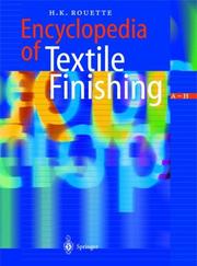 Cover of: Encyclopedia of Textile Finishing Three Volume Set