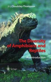 Cover of: The diversity of amphibians and reptiles: an introduction