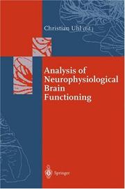 Cover of: Analysis of neurophysiological brain functioning