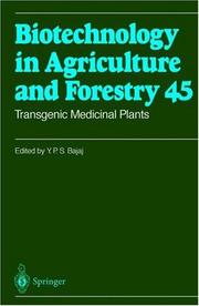 Cover of: Transgenic medicinal plants