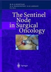 Cover of: The sentinel node in surgical oncology by M. R. S. Keshtgar