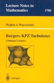 Cover of: Burgers-KPZ Turbulence