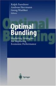 Cover of: Optimal Bundling by 