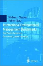 Cover of: International Environmental Management Benchmarks by D. M. W. N. Hitchens