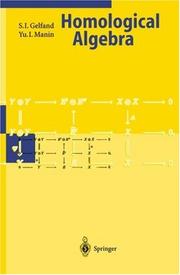 Cover of: Homological Algebra