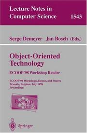 Cover of: Object-Oriented Technology. ECOOP 