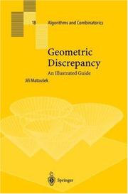Cover of: Geometric Discrepancy by Jiří Matoušek