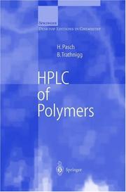 Cover of: HPLC of polymers