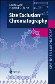 Cover of: Size exclusion chromatography