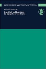 Cover of: Krankheit und Kranksein im Spiegel der Geschichte: vorgelegt in der Sitzung vom 12.12. 1998