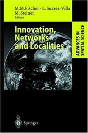 Cover of: Innovation, Networks and Localities (Advances in Spatial Science)