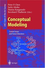 Cover of: Conceptual Modeling: Current Issues and Future Directions (Lecture Notes in Computer Science)