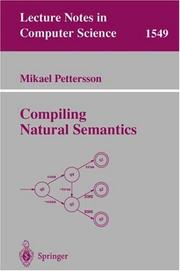 Cover of: Compiling Natural Semantics