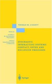 Cover of: Stochastic interacting systems by Thomas M. Liggett