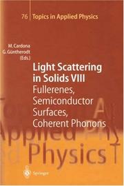 Cover of: Light Scattering in Solids VIII | 