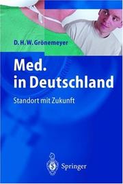 Cover of: Med. in Deutschland: Standort mit Zukunft