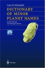 Cover of: Dictionary of minor planet names by Lutz D. Schmadel