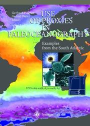 Cover of: Use of Proxies in Paleoceanography by 