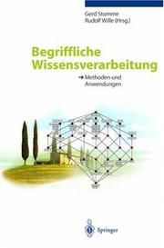 Cover of: Begriffliche Wissensverarbeitung by 