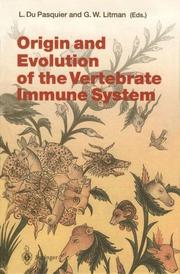 Cover of: Origin and Evolution of the Vertebrate Immune System (Current Topics in Microbiology and Immunology)