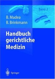 Cover of: Handbuch gerichtliche Medizin: Band 2
