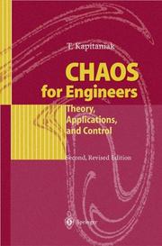 Cover of: Chaos for Engineers: Theory, Applications, and Control