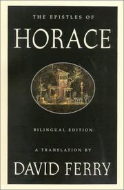 Cover of: The epistles of Horace