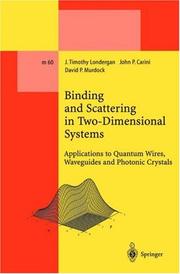 Cover of: Binding and Scattering in Two-Dimensional Systems: Applications to Quantum Wires, Waveguides and Photonic Crystals (Lecture Notes in Physics)