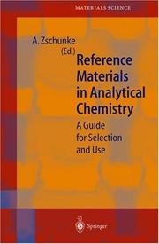 Cover of: Reference Materials in Analytical Chemistry: A Guide for Selection and Use (Springer Series in Materials Science)