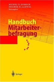 Cover of: Handbuch Mitarbeiterbefragung