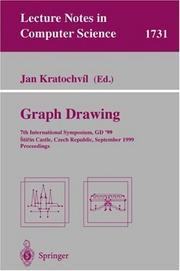Cover of: Graph Drawing by Jan Kratochvil