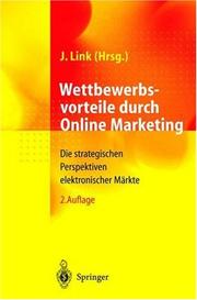 Cover of: Wettbewerbsvorteile durch Online Marketing by 